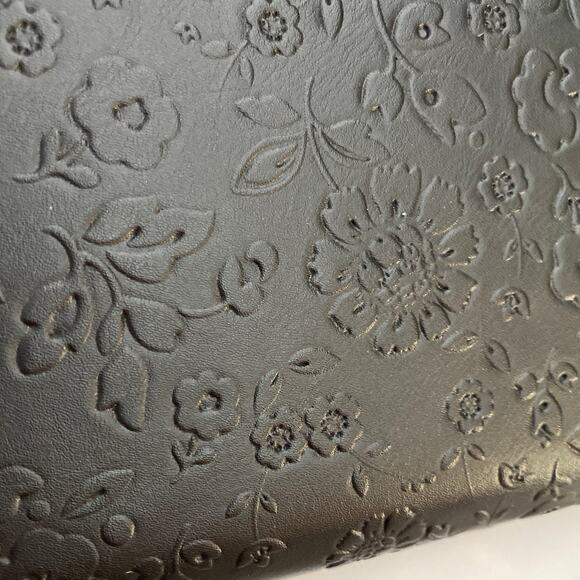 Stone Mountain Leather Blend Wallet Bundle ID Cardholder Engraved Floral Western - Picture 5 of 12